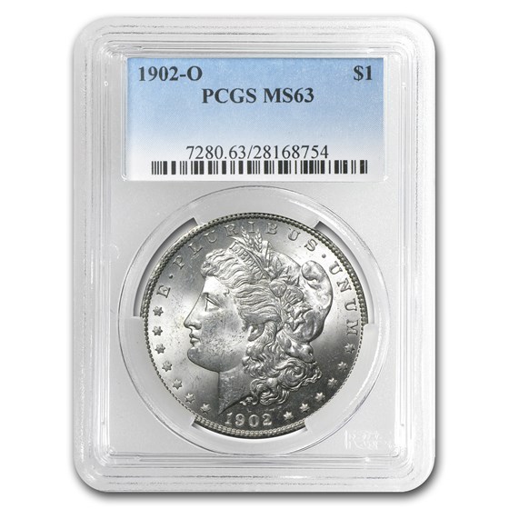 1902-O Morgan Dollar MS-63 PCGS 1902-O Morgan Dollar MS-63 PCGS